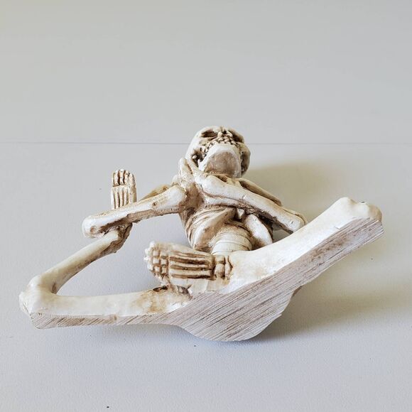 Halloween Yoga Skeleton Figurines Decorations Zen Poses Resin Set of 4 New - Picture 16 of 16